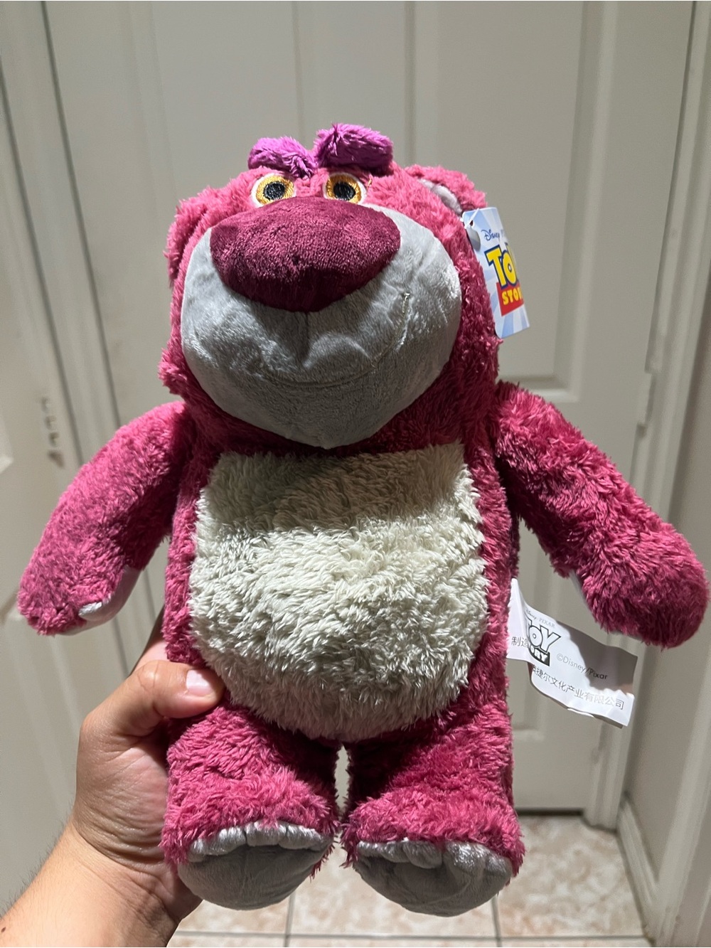 Toy Story Lotso Plush Bear - Pink